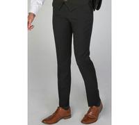 Paul Andrew Mayfair- Men's Plain Black Trouser - 34W 32L