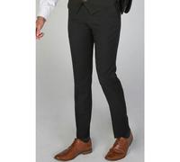 Paul Andrew Mayfair- Men's Plain Black Trouser - 38W 32L