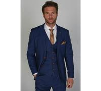 Paul Andrew Mayfair- Men's Plain Blue Blazer - 38
