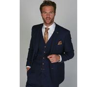 Paul Andrew Mayfair- Men's Plain Navy Blazer - 48