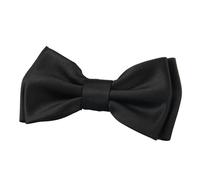 Paul Andrew Men's Bow Tie Pocket Square Cuff Links Gift Set - Black-701