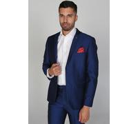 Paul Andrew Men's Kingsley - Plain Wedding Blazer in Navy | Size: 40R Paul Andrew Navy 40R