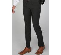 Paul Andrew Men's Mayfair Plain Formal Trousers in Black | Size: 28R Paul Andrew Black 28R