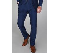 Paul Andrew Men's Mayfair Plain Formal Trousers in Blue | Size: 42R Paul Andrew Blue 42R