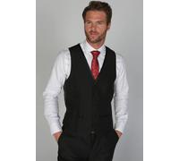 Paul Andrew Men's Regent Classic Wedding Waistcoat in Black | Size: 40R Paul Andrew Black 40R