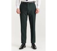 Paul Andrew Men's Regent Trousers Plaid Check Formal Suit Pants in Green | Size: 32R Paul Andrew Green 32R