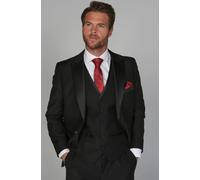 Paul Andrew Men's Regent - Tuxedo Wedding Blazer in Black | Size: 34R Paul Andrew Black 34R