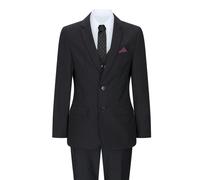 Paul Andrew Parker - Boys 3 Piece Black Complete Suit Classic Mourning Funeral - 12 Years