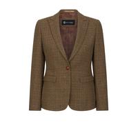 Paul Andrew Ralph Brown Tweed Tailored Fit Blazer In Navy Navy