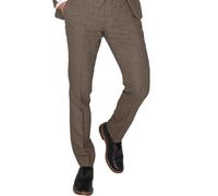 Paul Andrew Ralph - Men's Tweed Brown Trousers - Brown 44