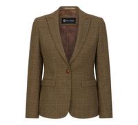 Paul Andrew Ralph - Women's Brown Tweed Tailored Fit Blazer - UK 20