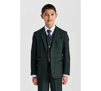 Paul Andrew Regent - Boys Green 3 Piece Prince Of Wales Checked Suit - 2 Years
