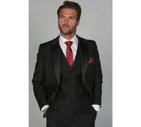 Paul Andrew Regent - Men's Black Blazer - 36