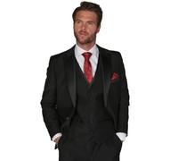 Paul Andrew Regent - Men's Black Blazer - Black 44