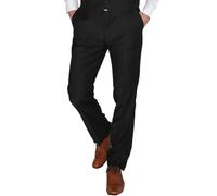 Paul Andrew Regent - Men's Black Trousers - Black 32