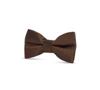 Paul Andrew Textured Satin Silk Bow Tie in Brown Paul Andrew Brown One Size