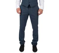 Paul Andrew Viceroy - Men's Blue Check Trousers - 30W 32L