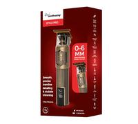 Paul Anthony 'Style Pro' USB-C Lithium Tramline Detailing & Stubble T-Bar Trimmer with LCD Display, Zero mm Cutting and 4 Combs 1mm - 6mm - H5136A