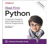 Paul Barry Head First Python Paperback Book in White Paul Barry White