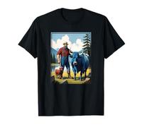 Paul Bunyan & Babe The Blue Ox at the Lake T-Shirt