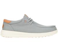 Heydude Paul Canvas Cotton Men's Monument Grey Moccasins Shoes UK 8