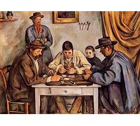Paul Cezanne A4 Photo the card players 1892
