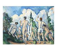 Paul Cezanne Bathers Art Print Canvas Premium Wall Decor Poster Mural