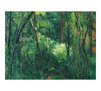 Paul Cezanne Interior Of A Forest Large Art Print Poster Wall Decor Premium Mural