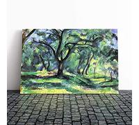 Paul Cezanne Landscape (2) Canvas Print | Gallery Wrapped 30mm Frame Wall Art | 30x20 inches | Ready to Hang | Modern Landscape Picture | Living Room Bedroom Lounge Office