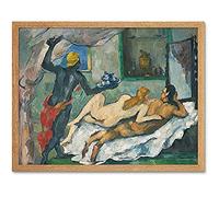 Paul Cezanne Lapres Midi A Naples Afternoon In Naples Unframed Wall Art Print Poster Home Decor Premium