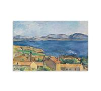 Paul Cezanne Painter Works《The Bay of Marseilles》Printed Posters Art Print Wall Photo Paint Hanging Picture Family Bedroom Decor Gift 16x24inch(40x60cm)