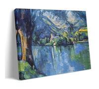 Paul Cezanne Painter Works《The Lake at Annecy》Printed Posters Wall Art Gifts Bedroom Prints Home Decor Hanging Picture Canvas Paintings 24x36inch(60x90cm)