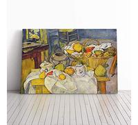 Paul Cezanne Still Life (9) Canvas Print | Gallery Wrapped 30mm Frame Wall Art | 30x20 inches | Ready to Hang | Modern Still Life Picture | Living Room Bedroom Lounge Office