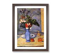 Paul Cezanne Still Life No.14 Classic Painting Framed Print | A3 Walnut Framed Wall Art | Ready to Hang | Classic Historical Picture | Living Room Bedroom Lounge Office