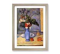 Paul Cezanne Still Life No.14 Classic Painting Framed Print | A4 Oak Framed Wall Art | Ready to Hang | Classic Historical Picture | Living Room Bedroom Lounge Office