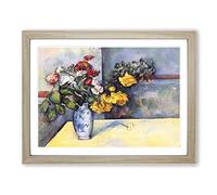 Paul Cezanne Still Life No.6 Classic Painting Framed Print | A3 Oak Framed Wall Art | Ready to Hang | Classic Historical Picture | Living Room Bedroom Lounge Office