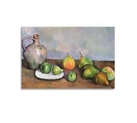 Paul Cezanne,Still Life with Pitcher And Fruit,art Prints,Vintage Art,canvas Wall Art,famous Art Prints Poster Decorative Painting Canvas Wall Posters And Art Picture Print Modern Family Bedroom Decor