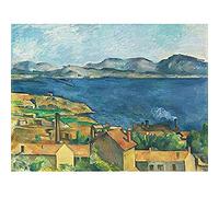 Paul Cezanne The Bay Of Marseilles Seen From Lestaque Unframed Wall Art Print Poster Home Decor Premium