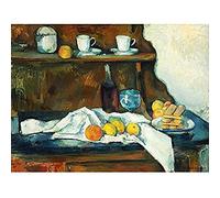 Paul Cezanne The Buffet Art Print Canvas Premium Wall Decor Poster Mural