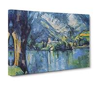 Paul Cezanne The Lac Annecy Canvas Wall Art Print 20x14 Inch