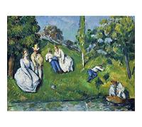 Paul Cezanne The Pond Large Art Print Poster Wall Decor Premium Mural