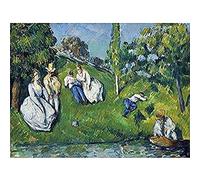 Paul Cezanne The Pond Unframed Wall Art Print Poster Home Decor Premium