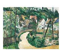 Paul Cezanne Turn In The Road Unframed Wall Art Print Poster Home Decor Premium