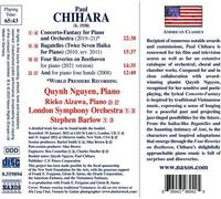 Quynh Nguyen; Reiko Aizawa; London Symphony Orchestra; Stephen Barlow - Paul Chihara: Concerto-Fantasy for Piano and Orchestra; Bagatelles; Reveries; Ami