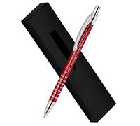 Paul Clover Personalised Engraved Ballpoint Pen In a Gift Box with Blue Ink - Personalised Gifts For Him Or Her - Enter Your Custom Text