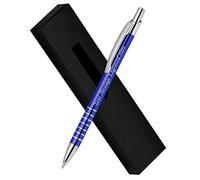 Paul Clover Personalised Engraved Ballpoint Pen In a Nice Gift Box with Blue Ink - Personalised Gifts For Anniversary Or Any Gift Idea, Gifts For Men, Gifts For Woman - Enter Your Custom Text