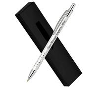 Paul Clover Personalised Engraved Ballpoint Pen In a Nice Gift Box with Blue Ink - Personalised Gifts For Anniversary Or Any Gift Idea, Gifts For Men, Gifts For Woman - Enter Your Custom Text