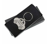 Paul Clover Personalised Engraved Chrome Motor Car/Vehicle Design Keyring/Keychain Enter Your Custom Text