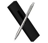 Paul Clover Personalised Engraved Luxury Chrome Gel Pen In Presentation Gift Box/Pouch. Personalised Gifts For Anniversary Or Any Gift Idea, Gifts For Men, Gifts For Woman - Enter Your Custom Text