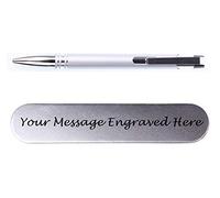 Paul Clover Personalised Engraved Luxury Pen In Matching Colour Presentation Box - Personalised Gifts For Anniversary Or Any Gift Idea, Gifts For Men, Gifts For Woman - Enter Your Custom Text